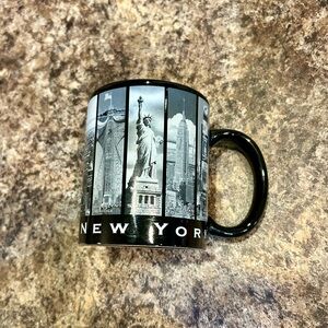 New York City Skyline Black Mug